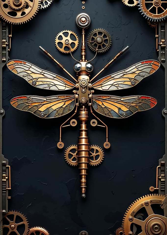 Steampunk Dragonfly
