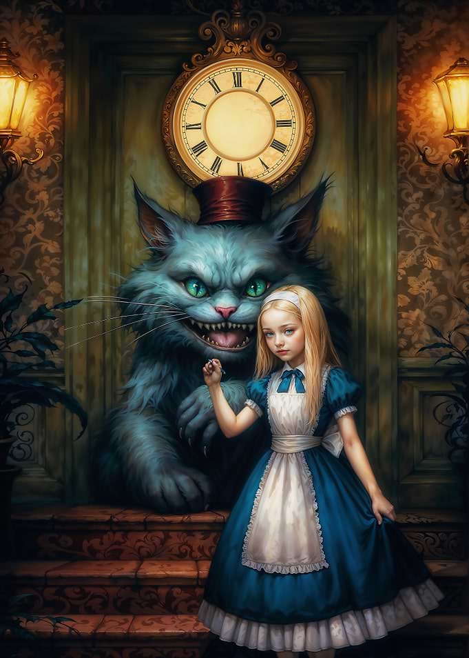 Alice and the Cheshire Cat