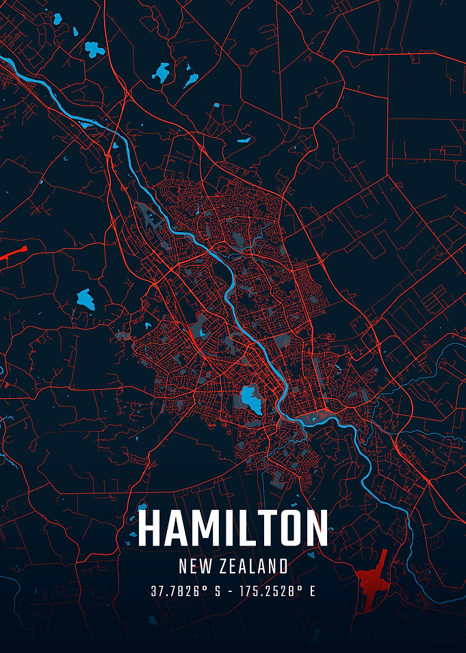 Hamilton City Map