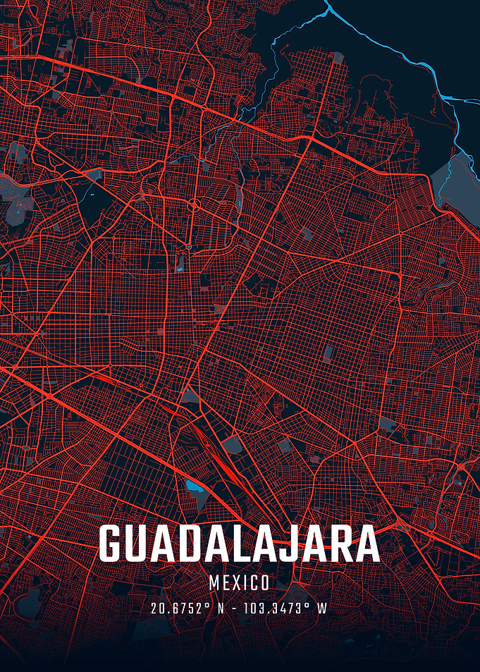 Guadalajara City Map