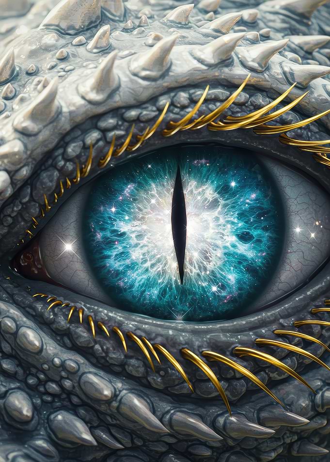 Dragon Eye with Galaxy Iris