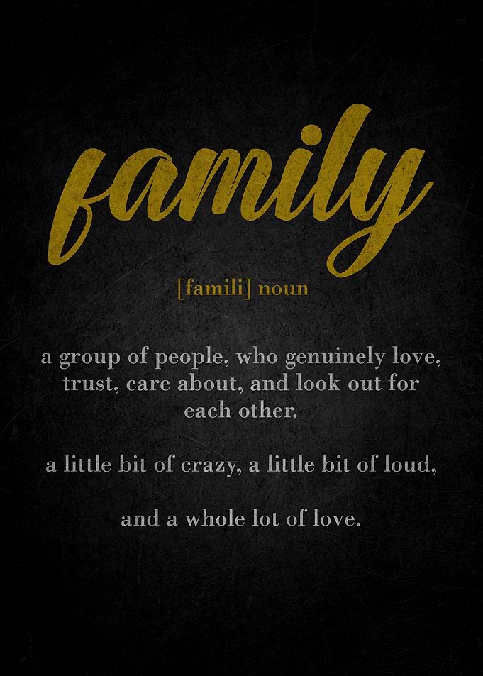 Family Definition Art Print