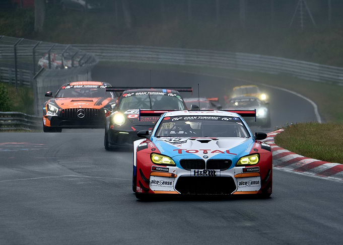 Race Cars on a Wet Track