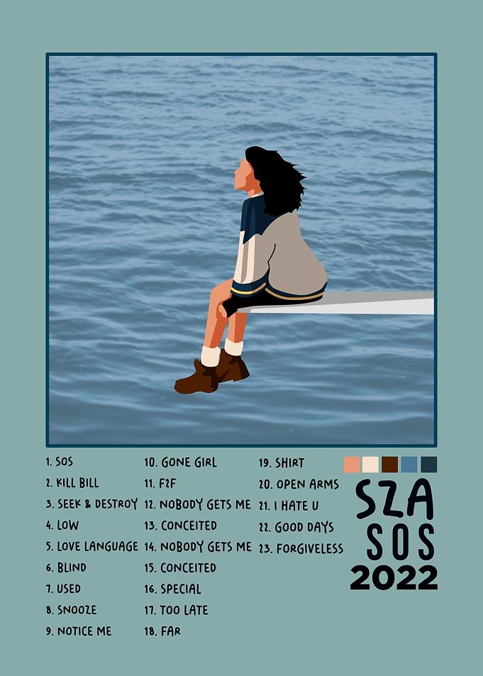 SZA SOS Album Cover Art