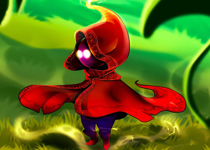 Witch Figure in Forest