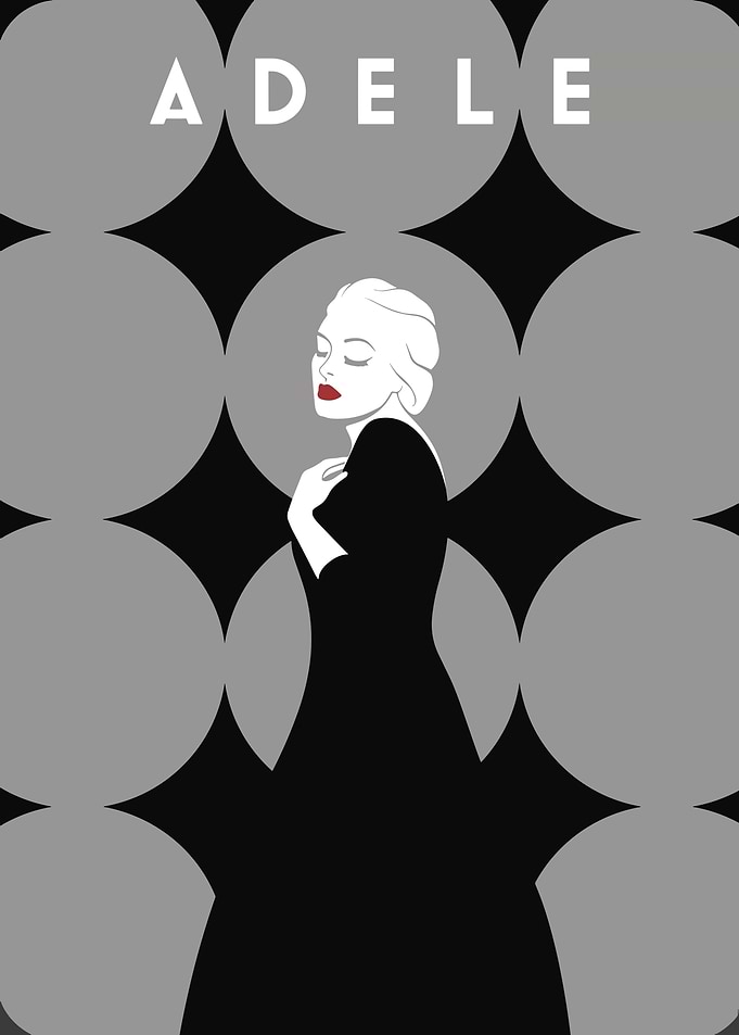 Adele Minimalist Portrait