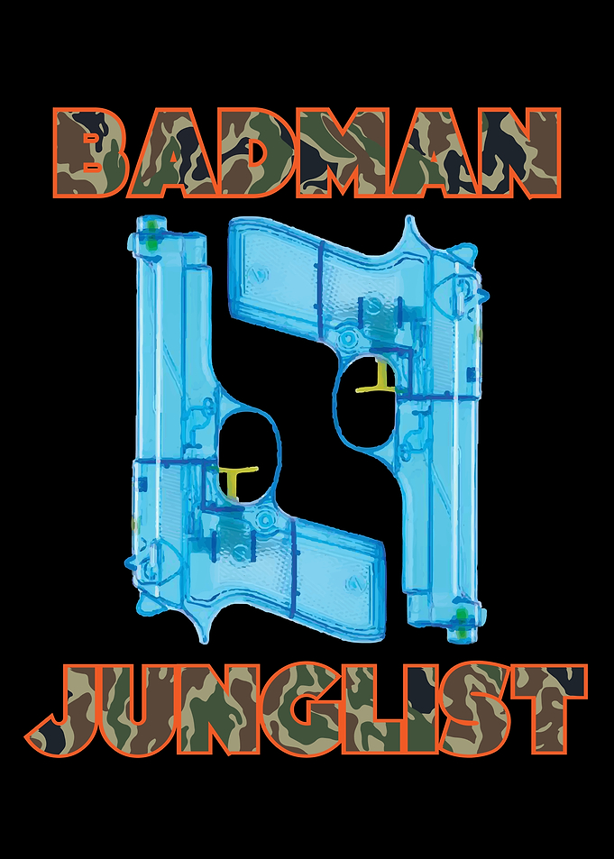 Badman Junglist DNB Camo Water Guns