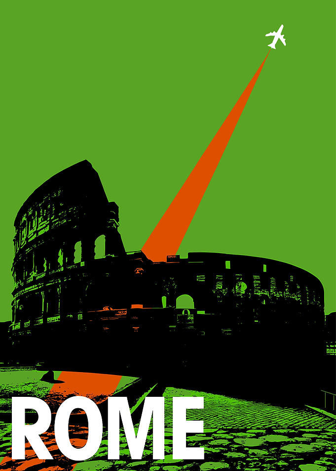 Rome Travel Poster