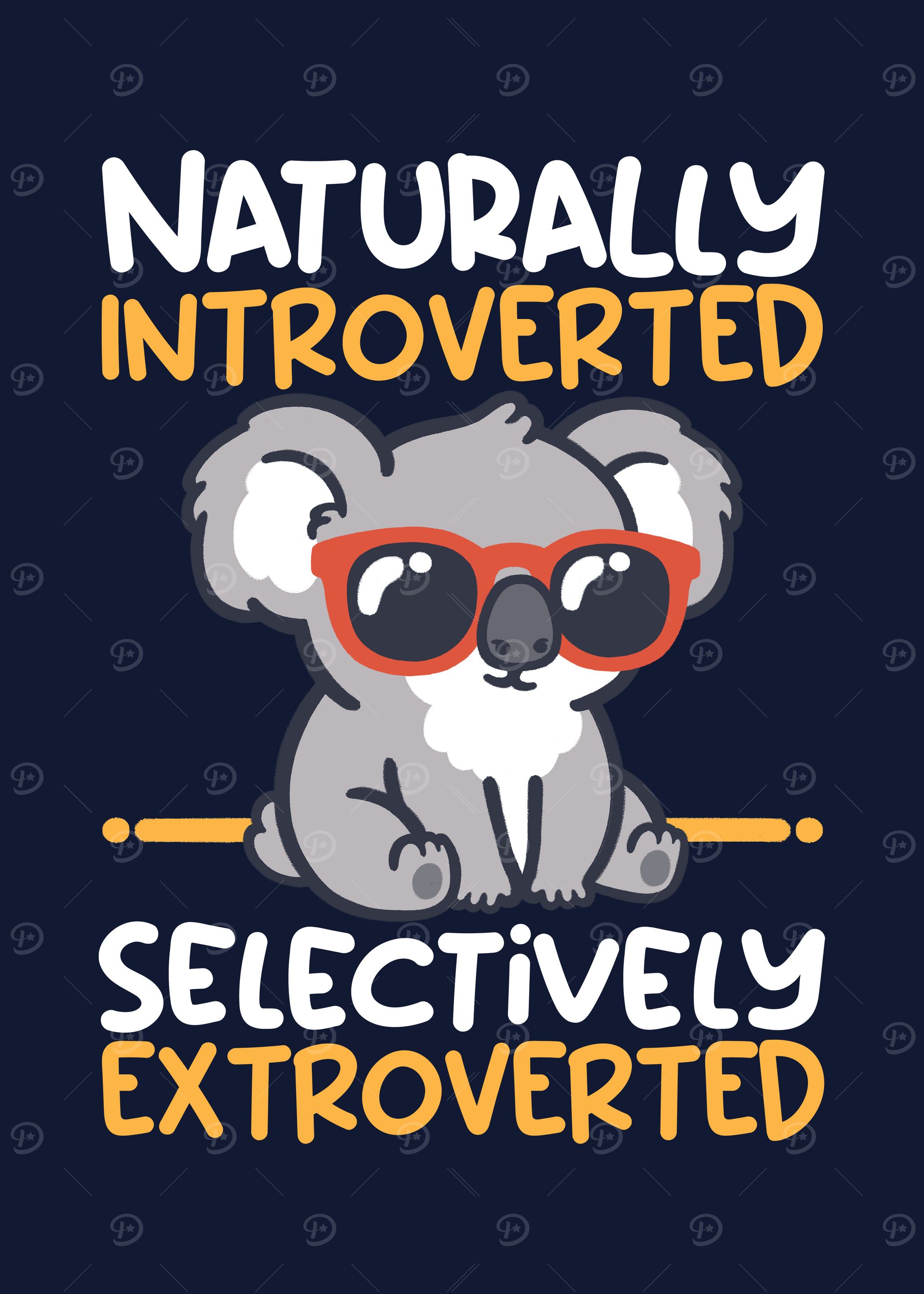 koala Naturally Introverted selectively extroverted