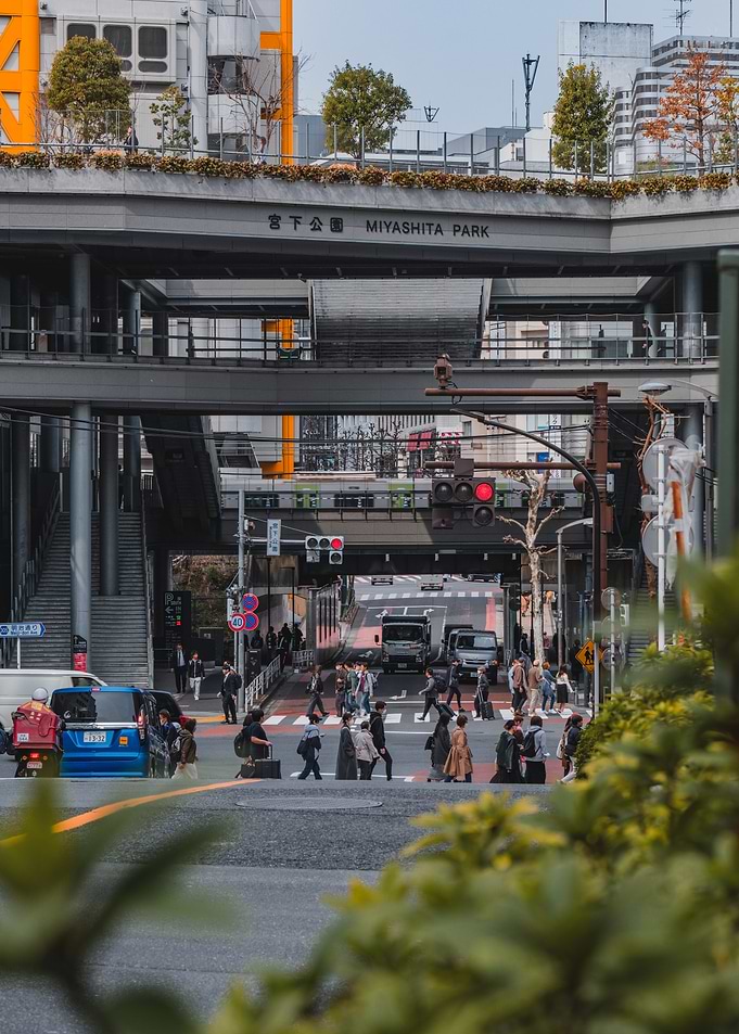 Miyashita Park, Tokyo street scene