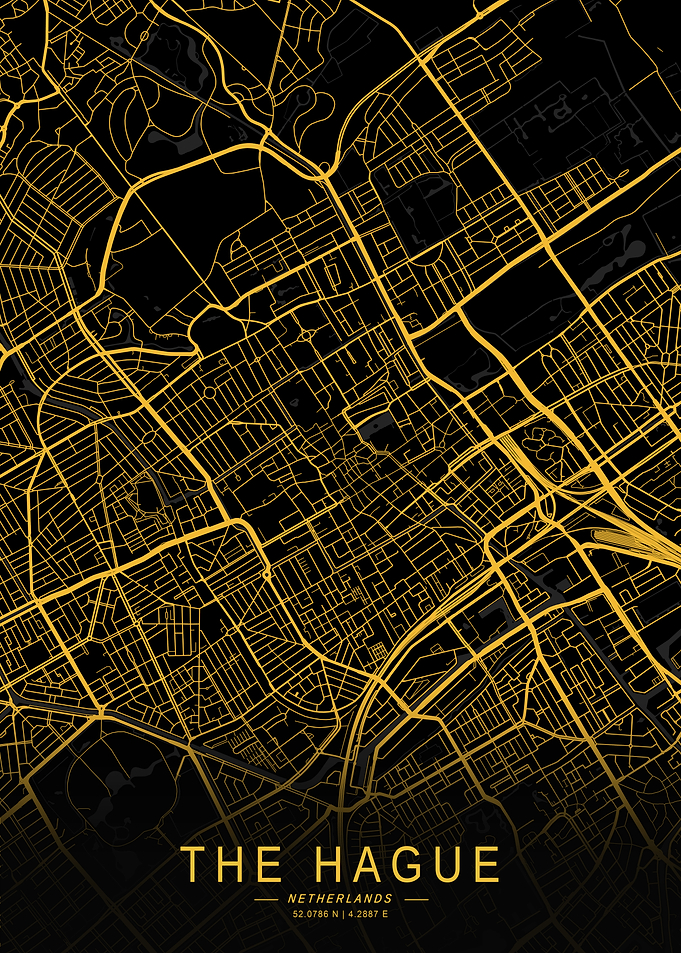 Golden The Hague City Map