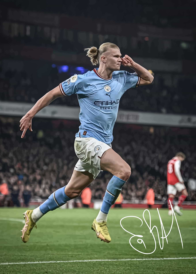 Erling Haaland Goal Celebration