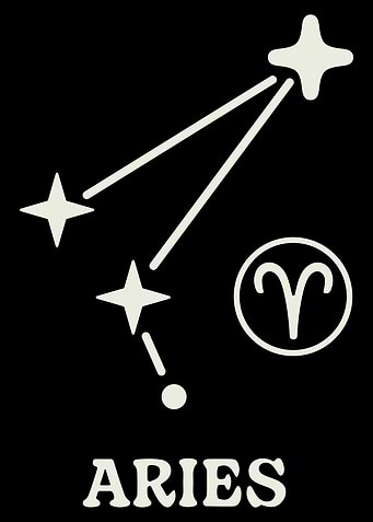 Aries Constellation Zodiac Sign Illustration
