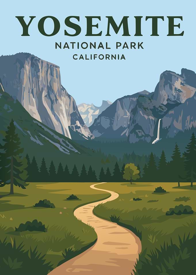 Yosemite National Park - Scenic Trails and Granite Giants