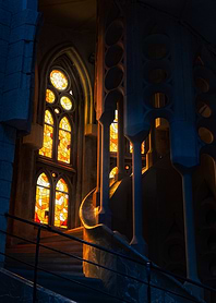 Sagrada Familia Interior Stained Glass