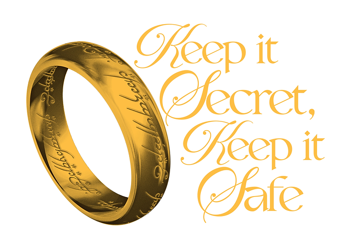 The One Ring: Keep it Secret, Keep it Safe