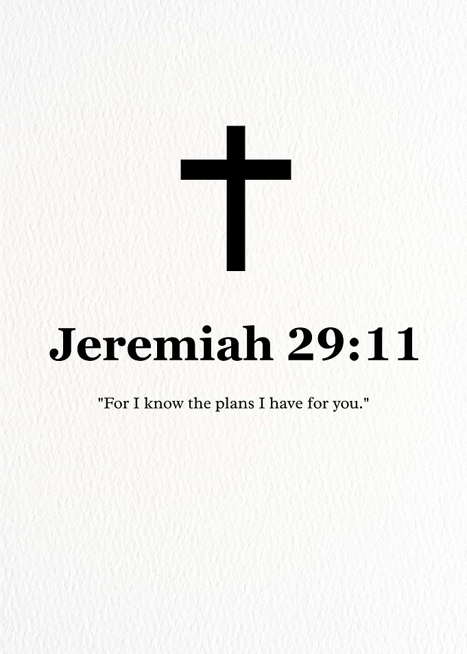Jeremiah 29:11 Bible Verse