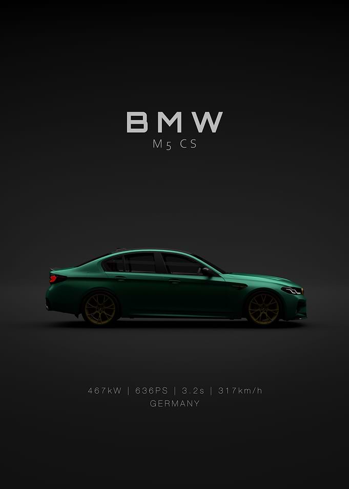 BMW M5 CS F90 - Green - Specs