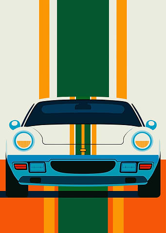 Vintage Car Illustration
