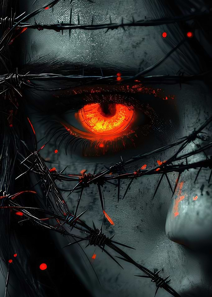 Barbed Wire and Fiery Eye