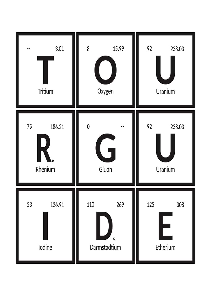 Periodic Table Elements: TOU RGU IDE