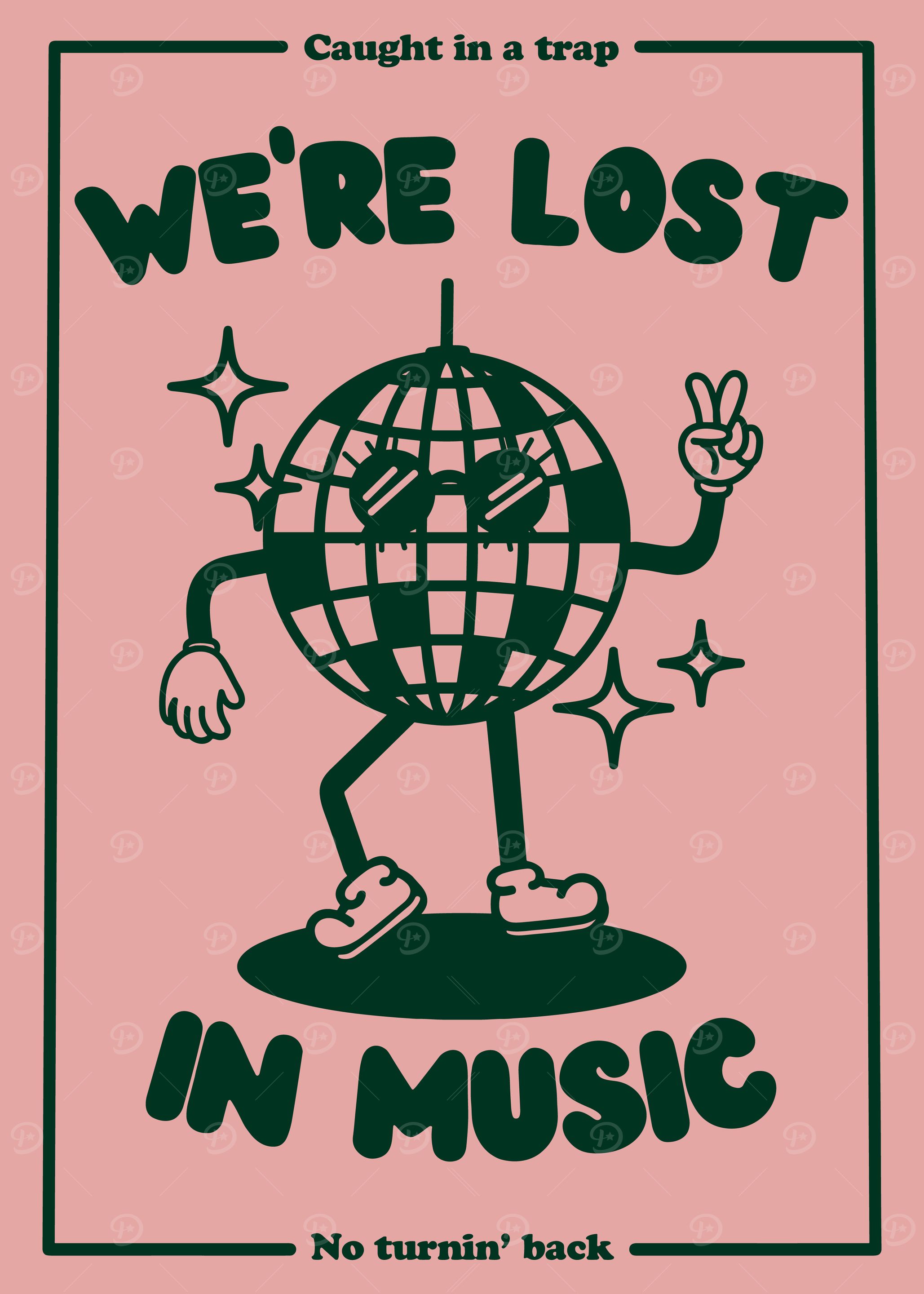 We're Lost in Music Disco Ball
