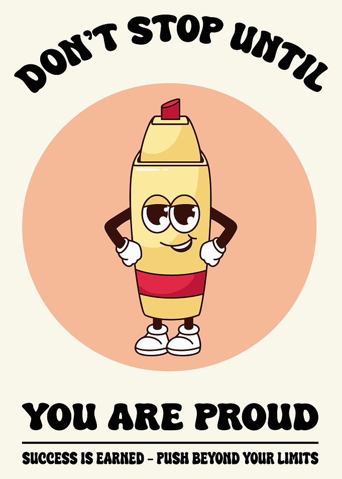 Motivational Marker Cartoon