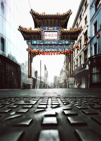 Chinatown Gate in London