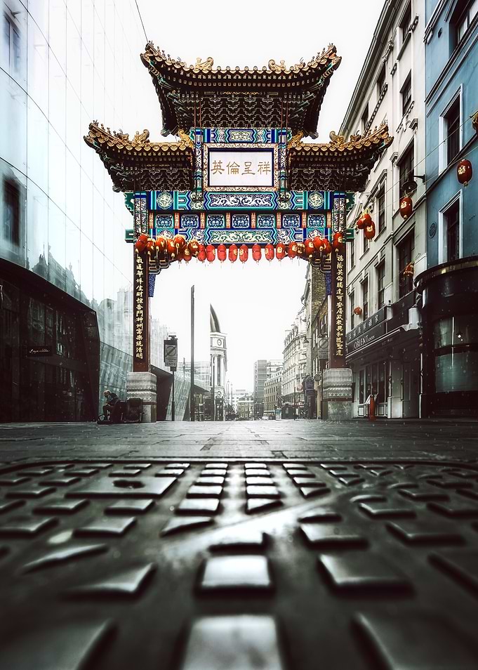Chinatown Gate in London