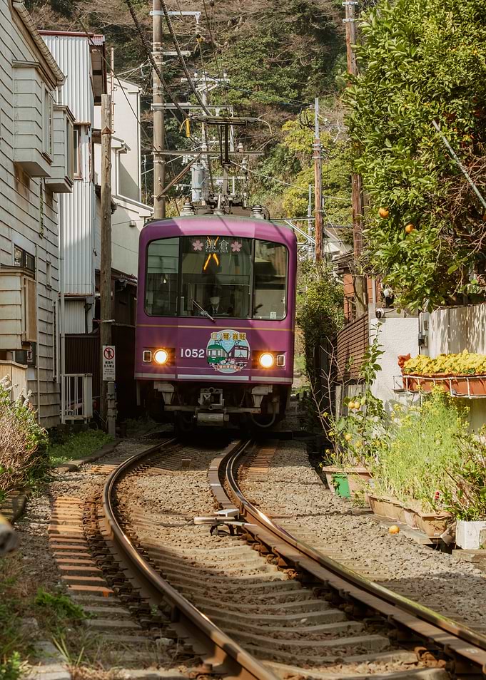 Train in Kamakura, Japan