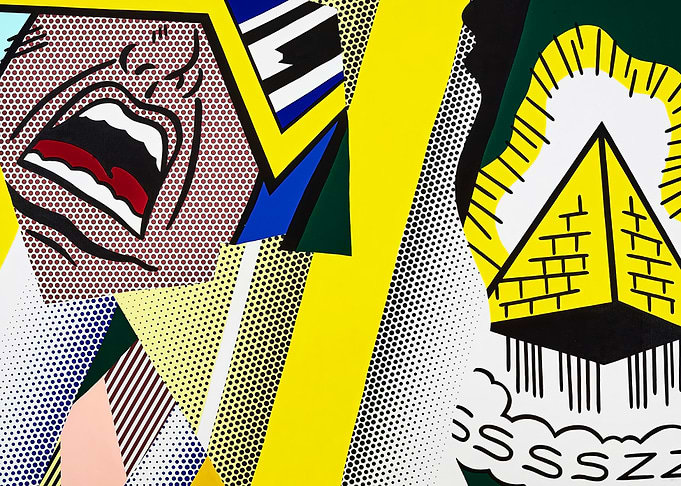 Pop Art Abstract Composition