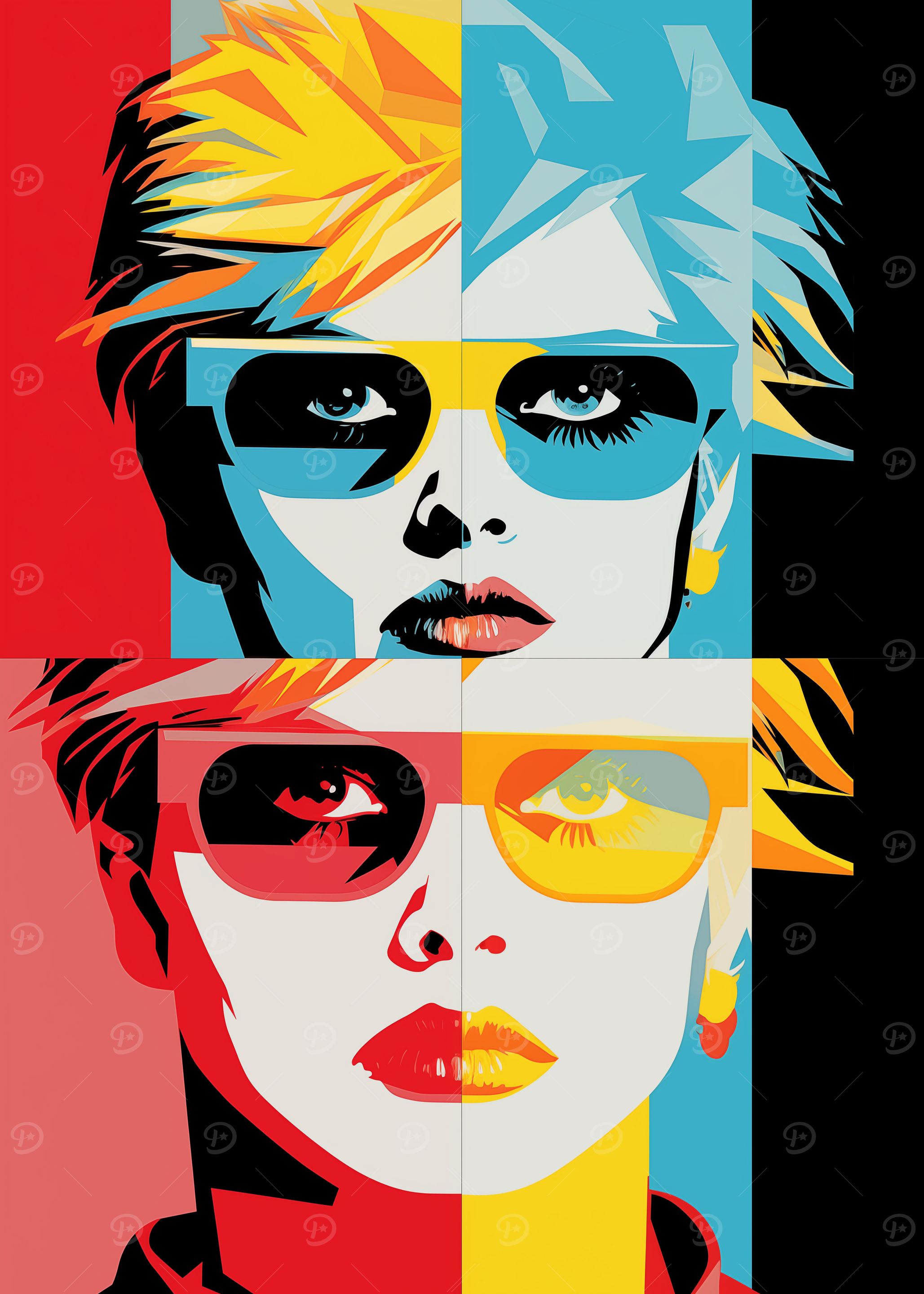 Pop Art Portrait Abstract