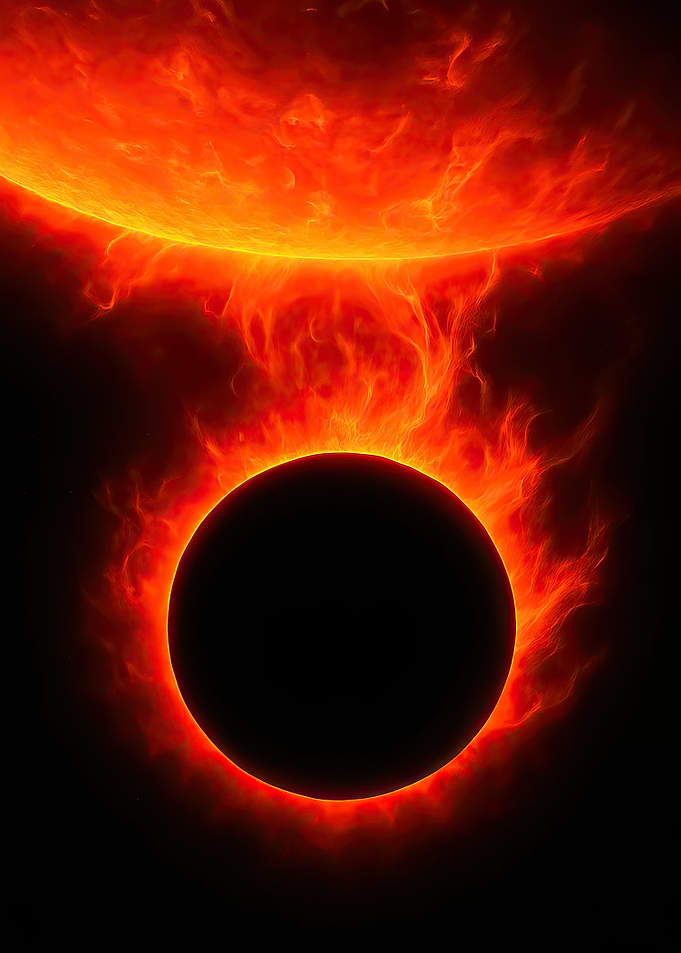Fiery Solar Eclipse