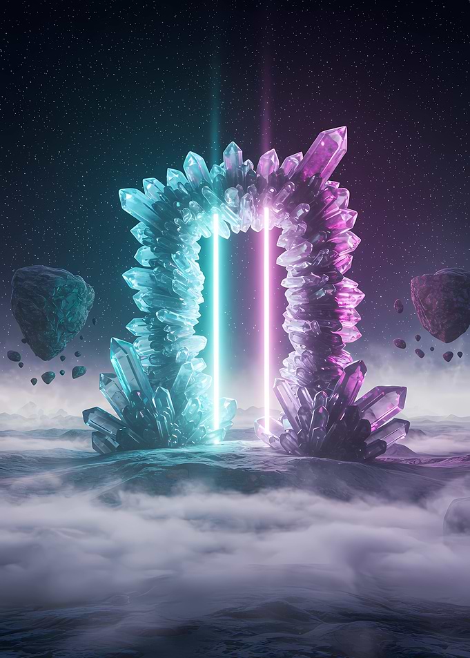 Crystal Portal to Another World