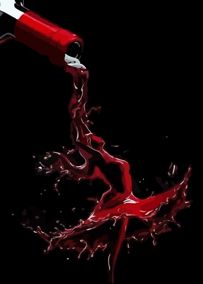 Wine Pouring Illustration