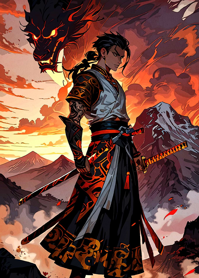 Samurai and Dragon