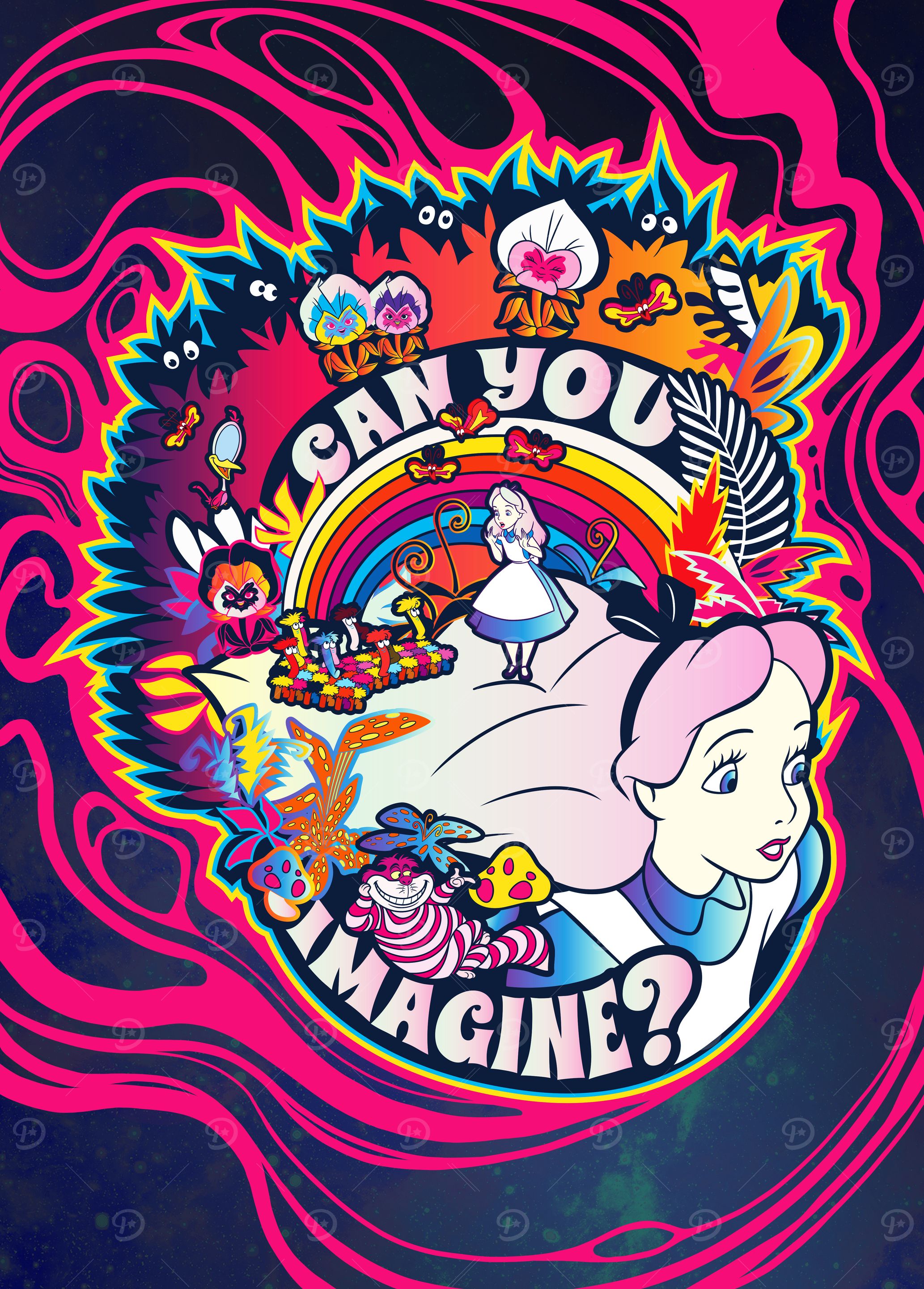 Alice's Psychedelic Wonderland Dream