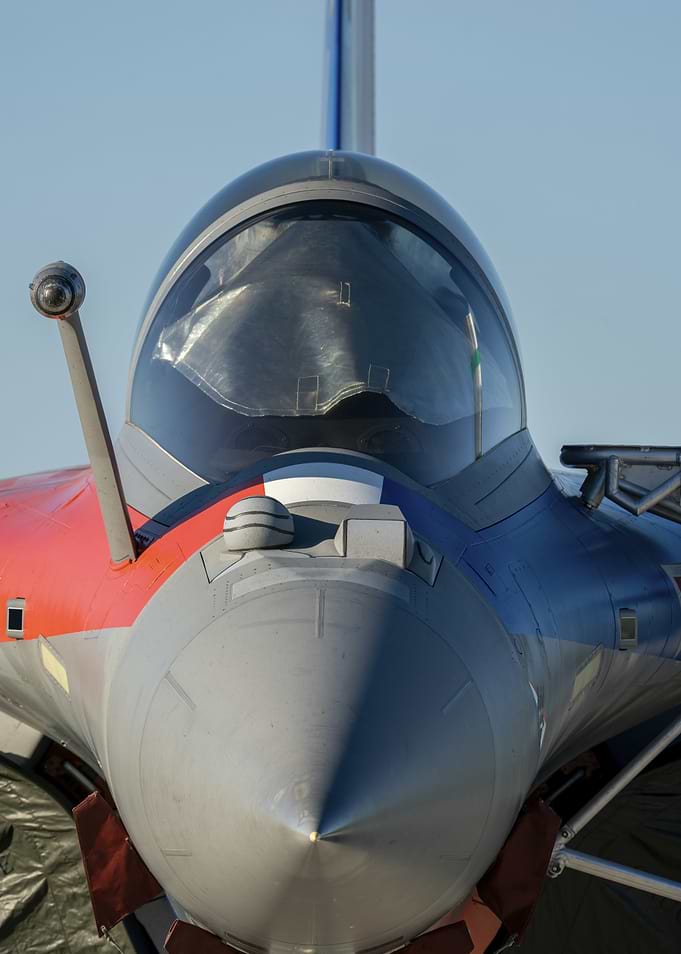 Rafale Fighter Jet Cockpit Close-Up