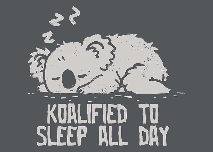 Sleeping Koala Illustration