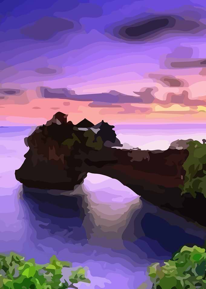 Coastal Arch at Sunset