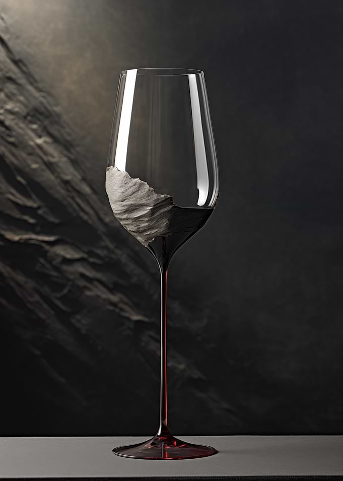 Elegant Wine Glass Stone