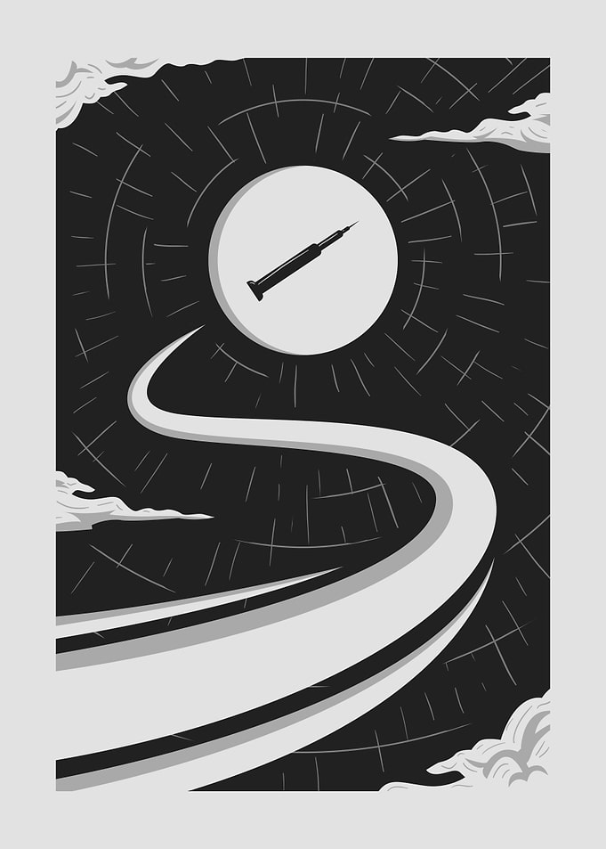 Rocket in Space