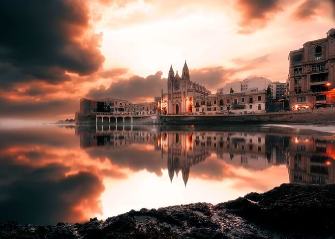 Balluta Bay, Malta Sunrise