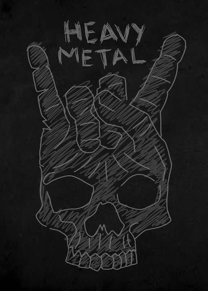 Heavy Metal Skull Hand Sign