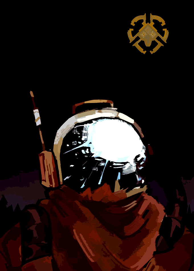 Astronaut Outerwilds in Dark Space