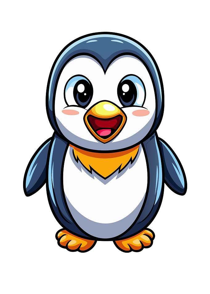 Cartoon Penguin Illustration