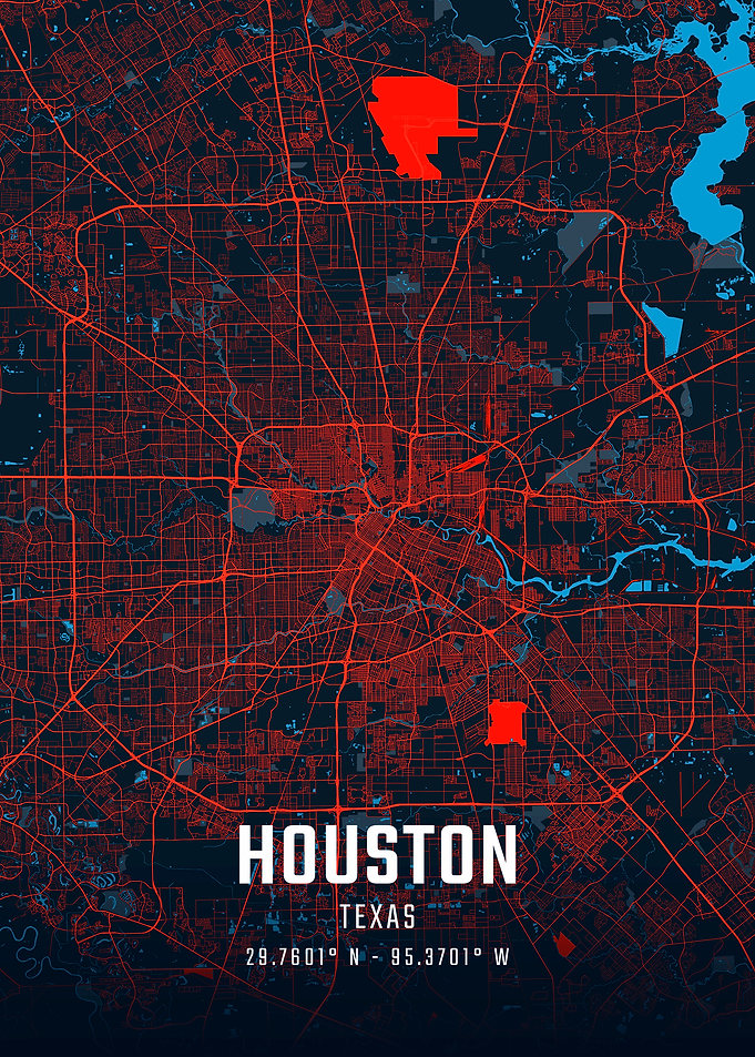 Houston City Map