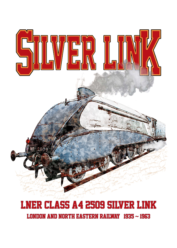 Silver Link Train Illustration