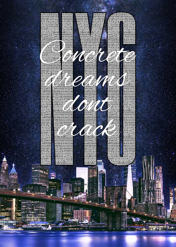 NYC Concrete Dreams - White edition