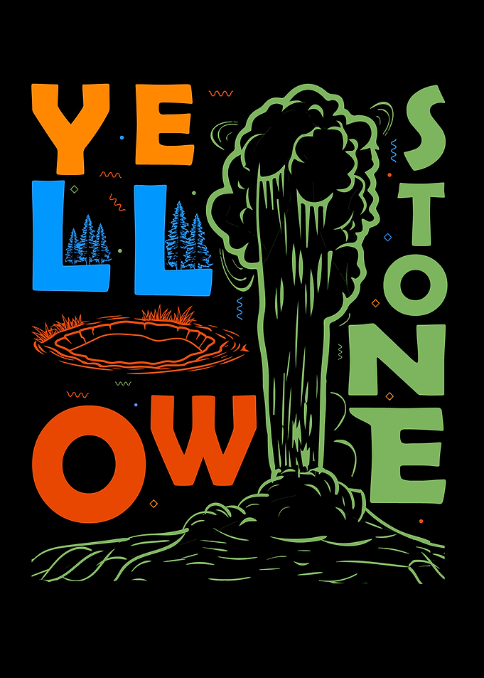 Yellowstone National Park Souvenir Wyoming Yellowstone
